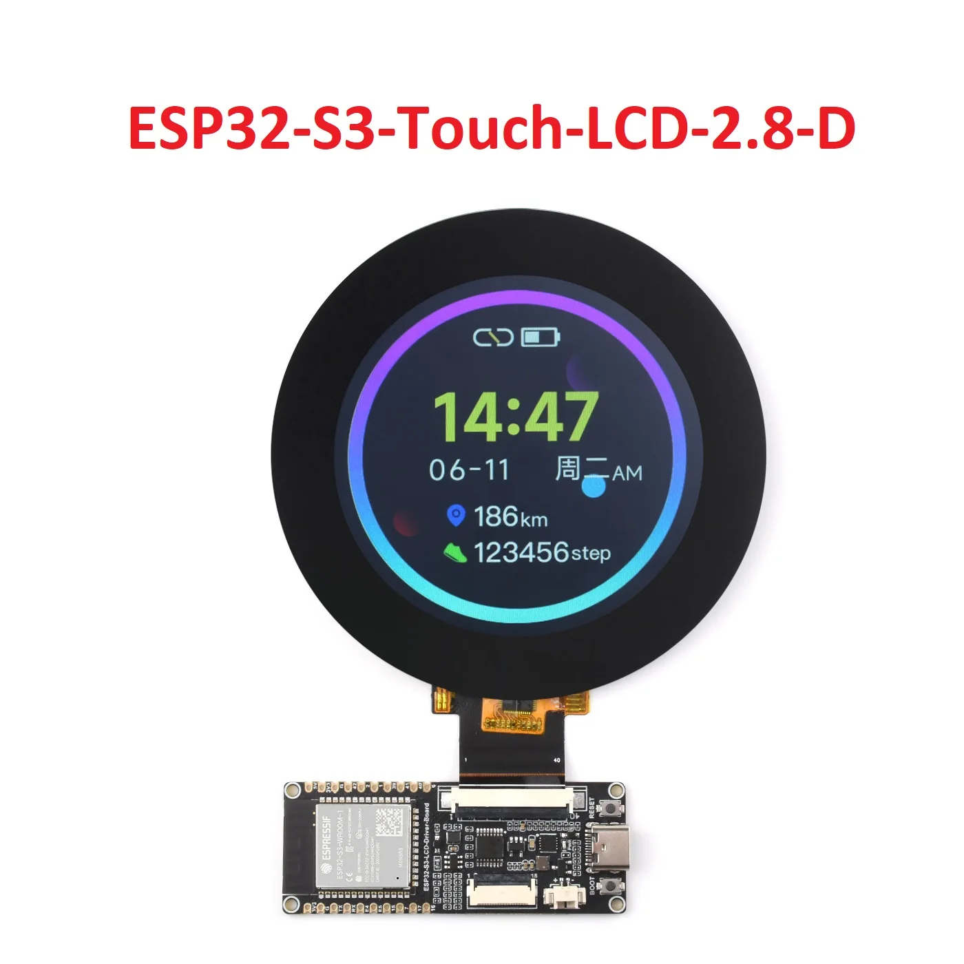 ESP32-S3 rgb lcd-treiber platine 40pin/18pin schnitts telle, onboard ESP32-S3-WROOM-1 modul unterstützung wifi bluetooth – Detail 9