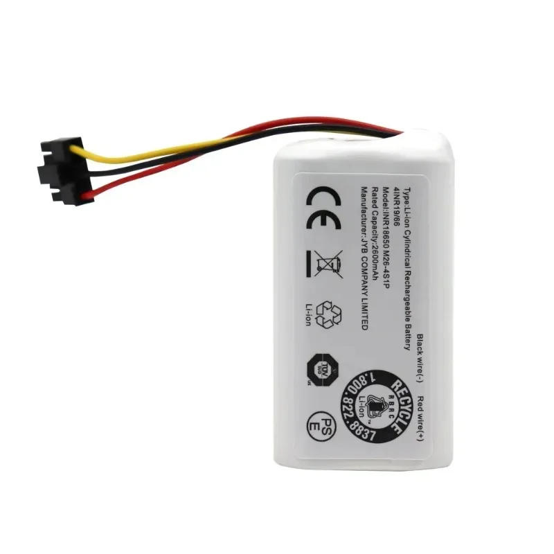 แบตเตอรี่ลิเธียมไอออน 14.4V 12800mAh สำหรับ Xiaomi Mijia Mi Robot Mop 2 Lite Vacuum MJSTL ความจุสูง ชาร์จซ้ำได้ ขายส่ง