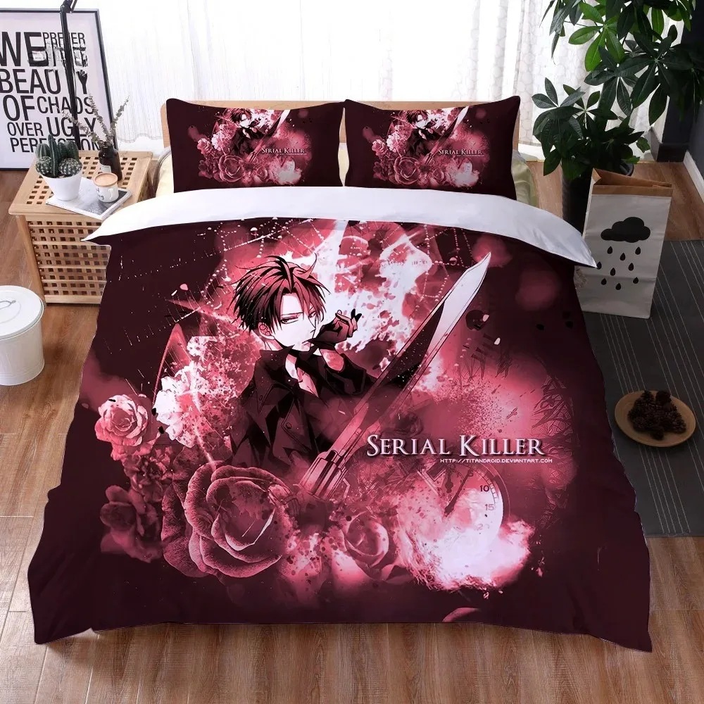 Attack on Titan Bedding Set Anime Games 3D Printed Duvet Cover Pillow Cases Comforter Bedding Set Birthday Gifts