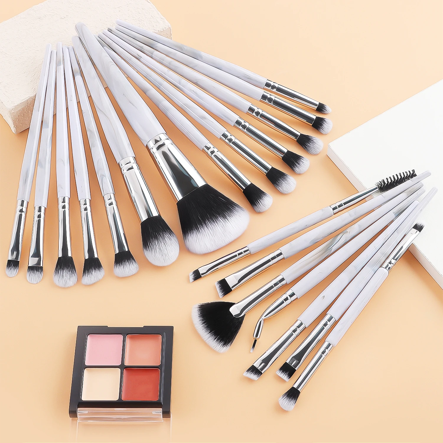 20PCS multifunctional makeup tools - quick makeup application, suitable for gifts, professional makeup set