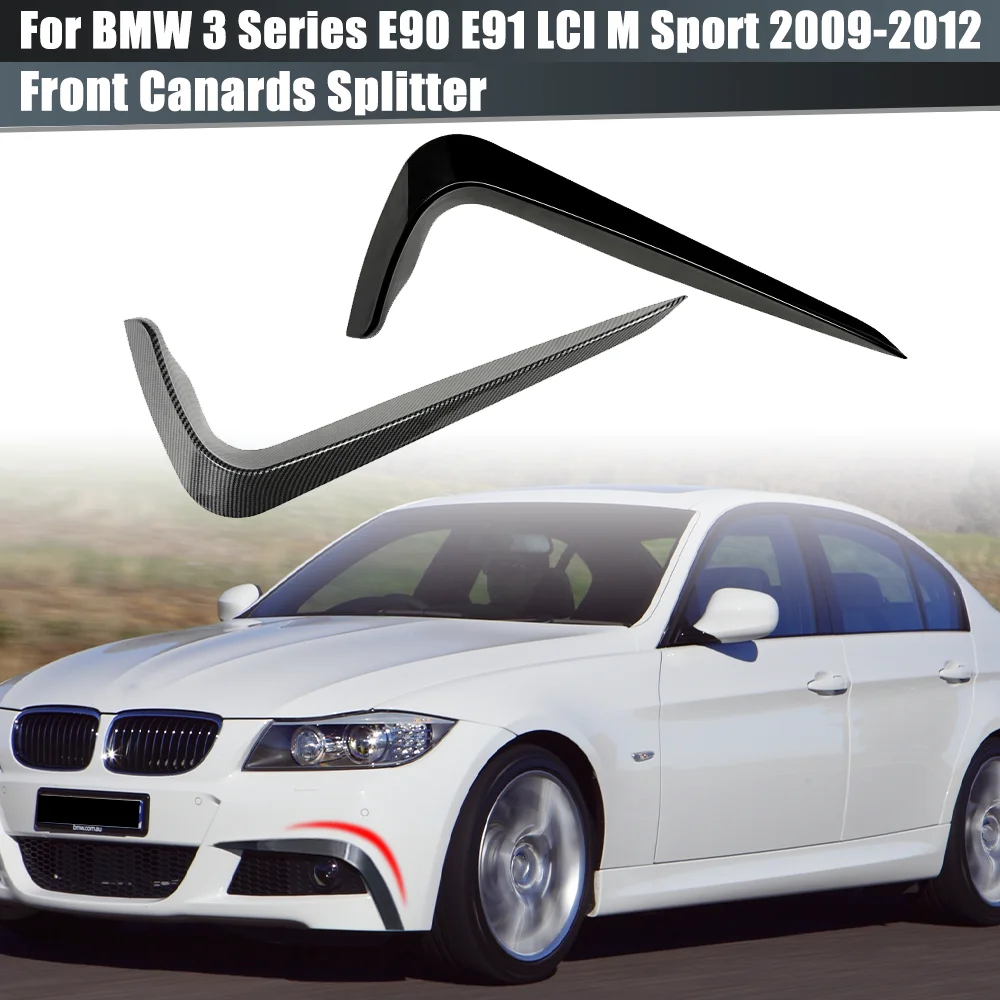 

Car Front Bumper Lip Spoiler Fog Lamp Cover Trim Grille For BMW 3 Series E90 E91 LCI M Sport 2009 2010 2011 2012 Body Kit