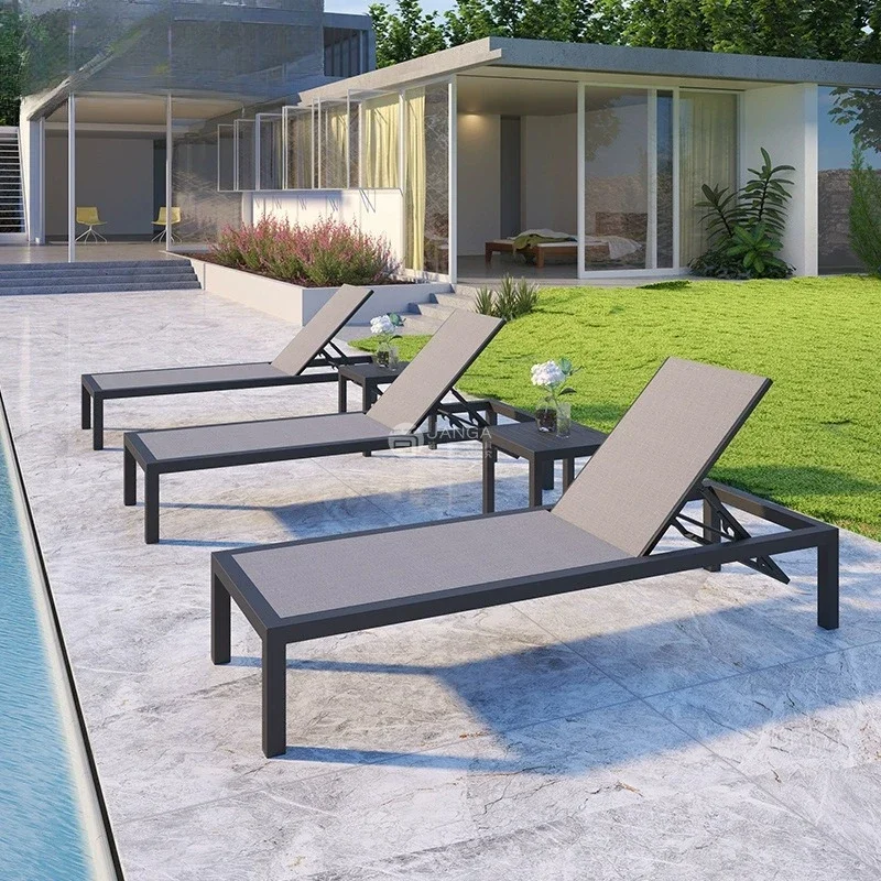 Outdoor Villa Courtyard Pool Loungers Outdoor Hotel Homestay Sunbathing Chairs Leisure Resort Beach Rattan Chairs