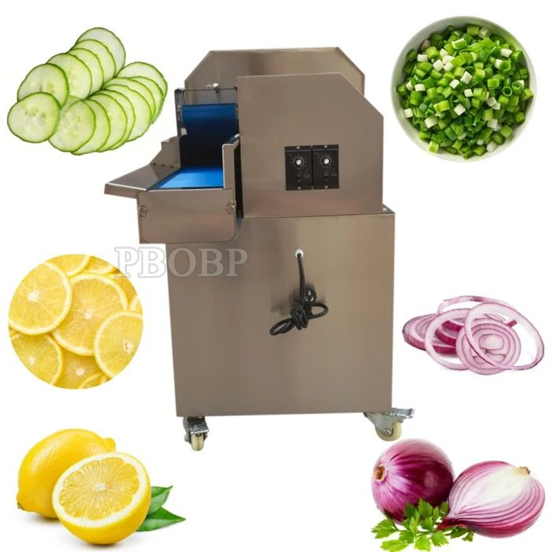 Fries Machine Commercial Vegetable Fruit Meat Chopper Dicer Cutting Machine Stainless Steel Potato Cutter Vertical