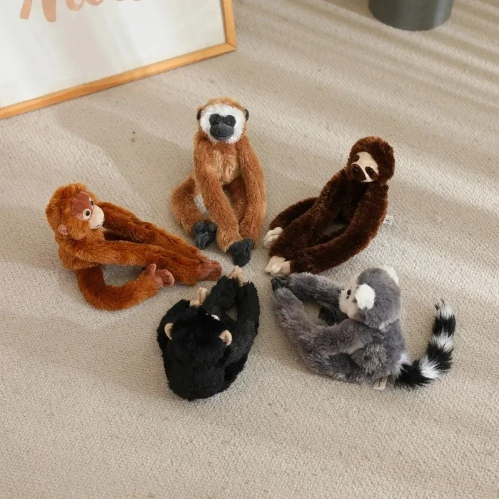 50/70CM Animal Long Arm Monkey Suspension Cute Simulated Sloth Parent-Unisex Soft Animal Birthday Gift