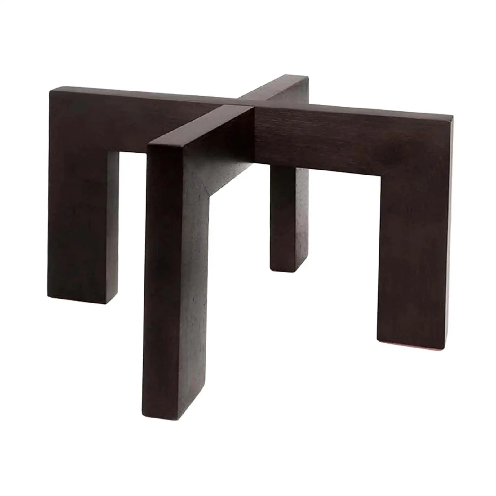Wood Plant Stand Outdoor Decor Plant Shelf for Courtyard Living Room Kitchen