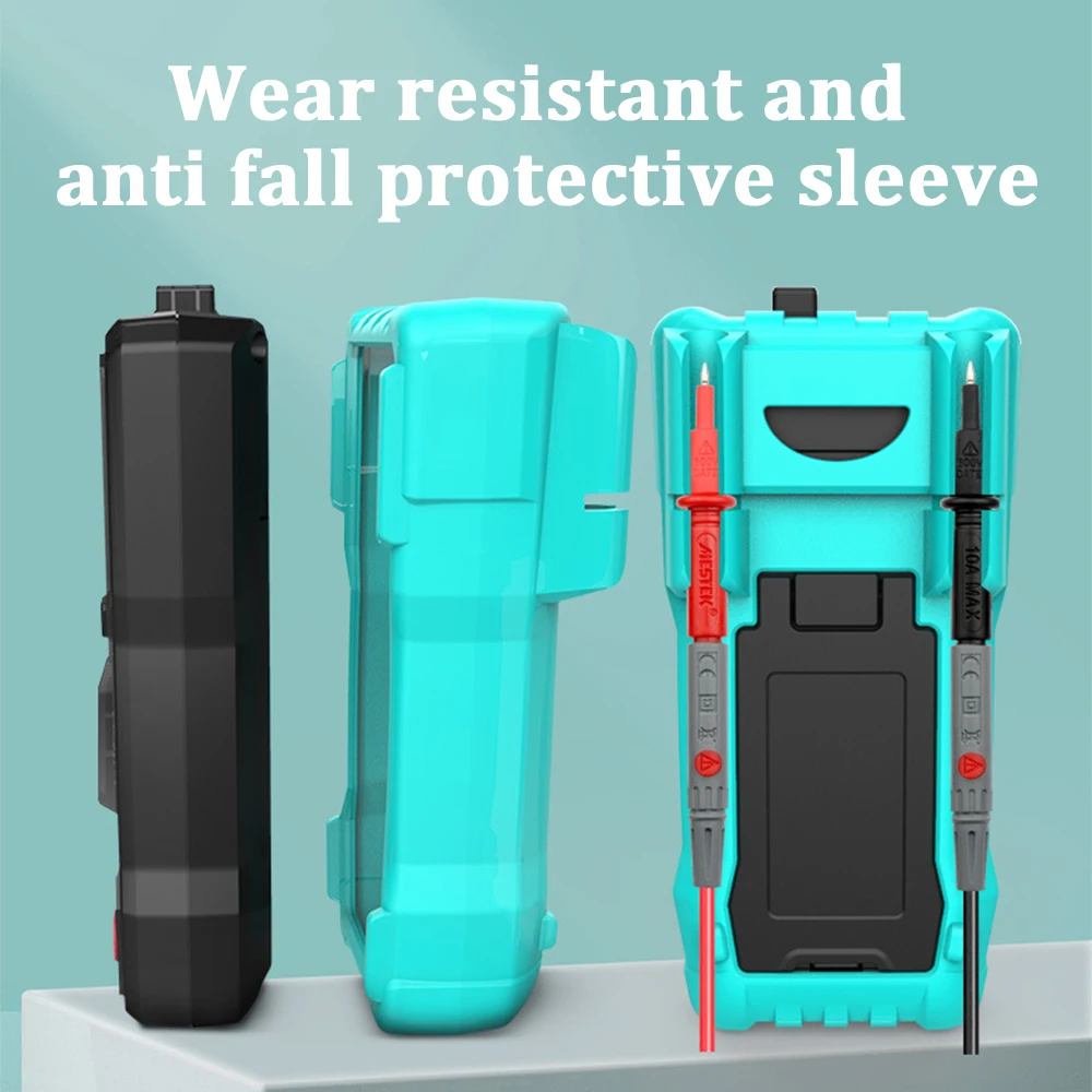 Digital Multimeter 9999 Counts Auto Ranging AC/DC Voltage Meter Resistance Capacitance Temperature Diode Tube Tester