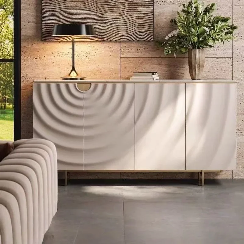 

H1 Modern Light Luxury Style Sideboard, Home Dining Room, Villa, Small Apartment Storage Entryway Cabinet