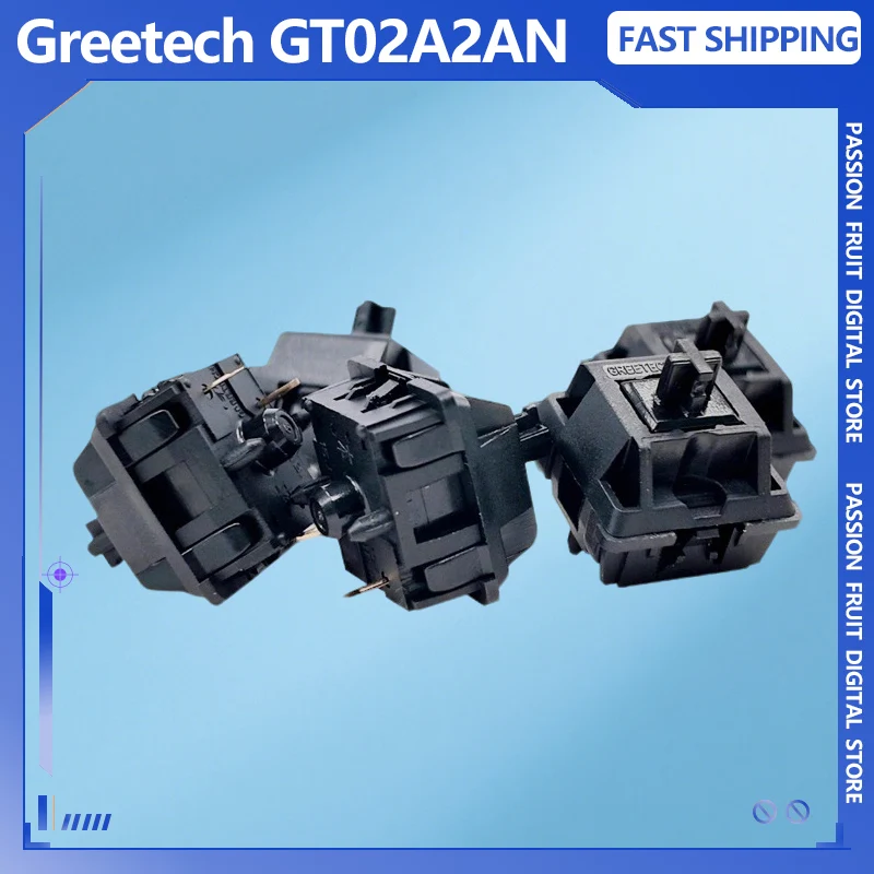

Greetech GT02A2AN Традиционный механический переключатель клавиатуры OG First Edition Черный классический прямой корпус переключателя света