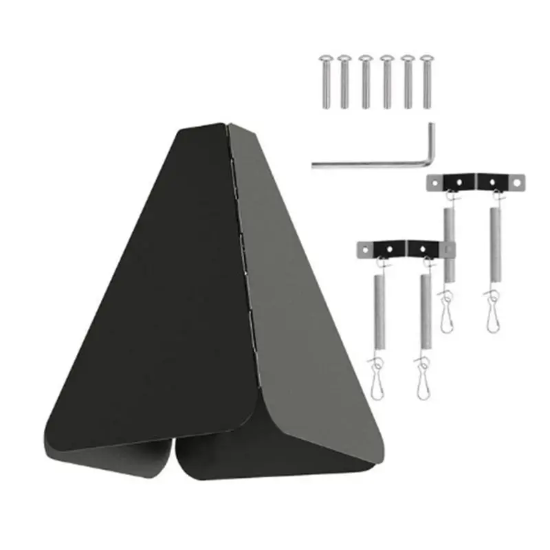 

2025 Trend Foldable Hanging Squirrel Flapper Black Squirrel Baffle Wrap Around Squirrel Proof Baffles Outdoor Garden Decor