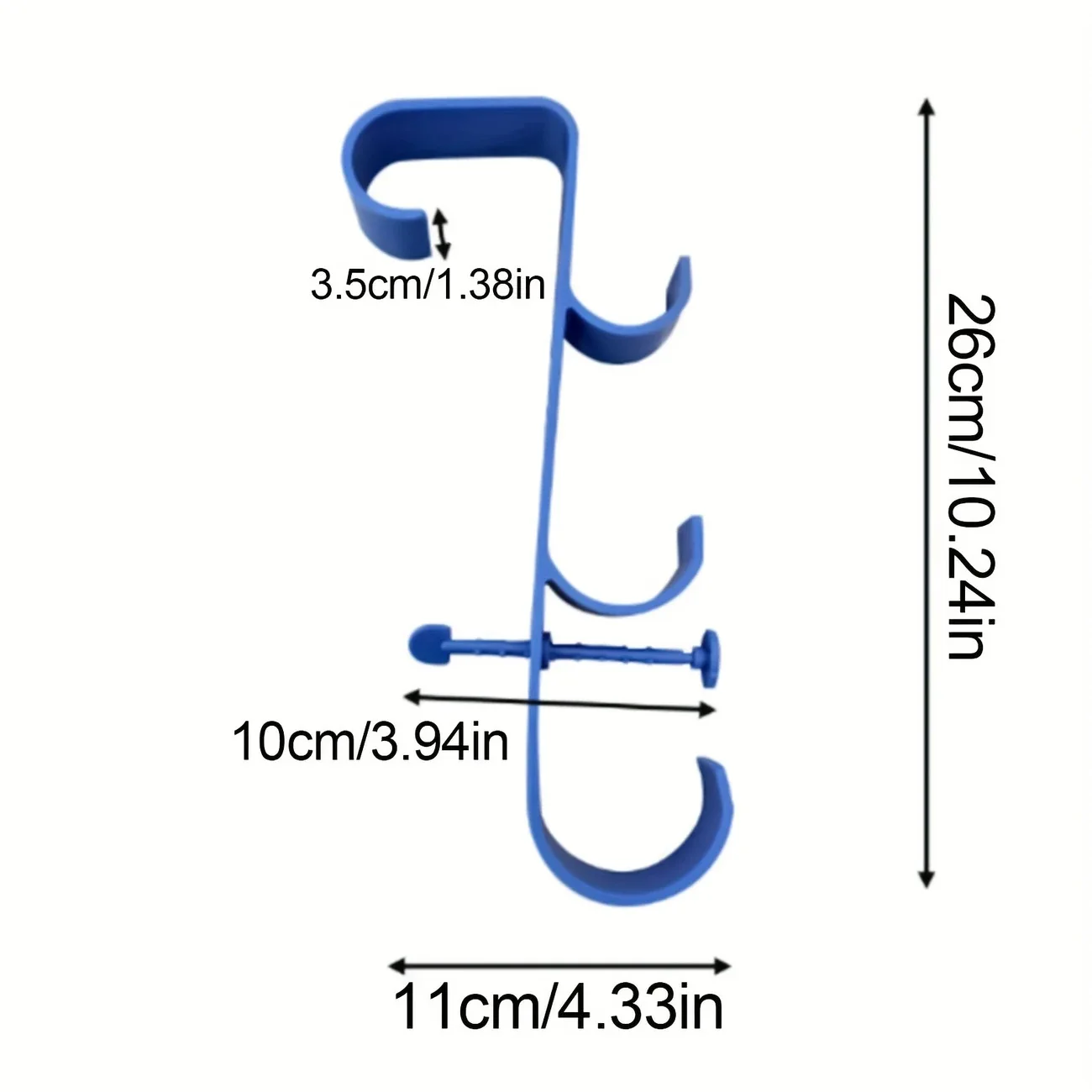Pool Hook Above Ground Pool Pole Hanger No Drill Skimmer Net Hose Holder Rustproof Pool Cleaning Accessories for Outdoor Hot Tub