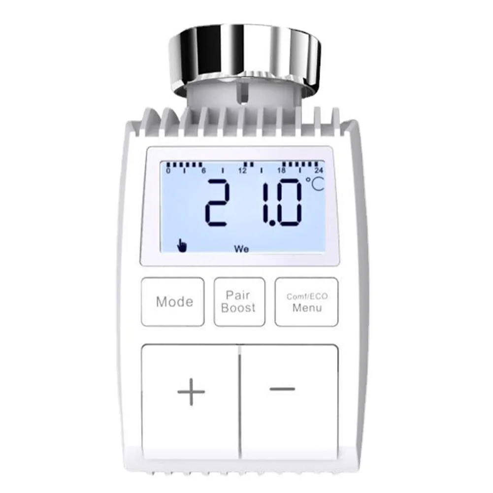 Home Automation 15.2x6x6cm Smart Thermostat Adjust Temperature Remotely Voice Activation Feature Energy Efficiency