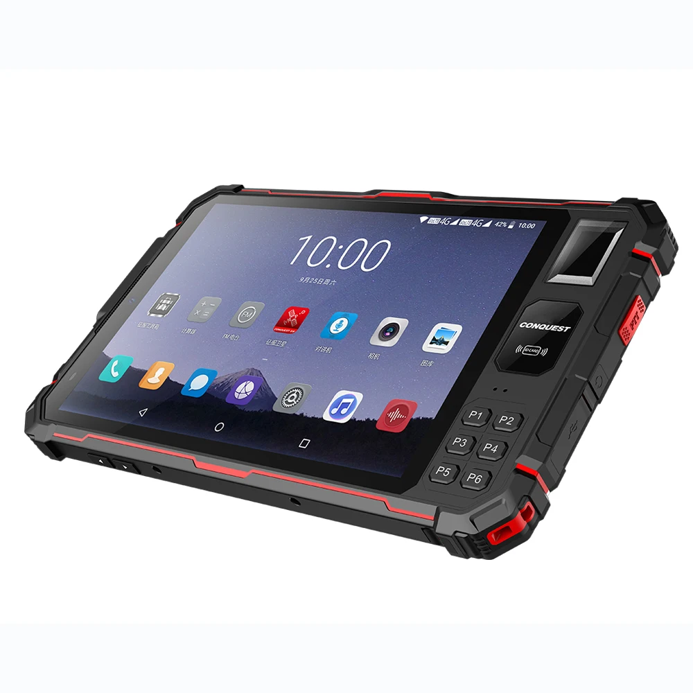 CONQUEST S22 120dB speaker Android Microwave 2.45GHz 5.8GHz 4G rugged tablet PC modern management