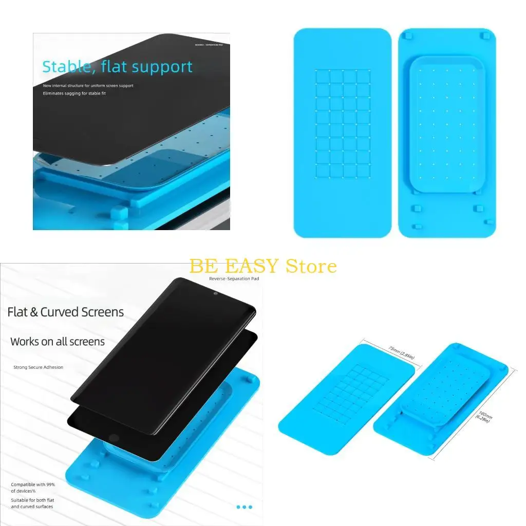 E28F Flexible Silicone Reverse Separation Mat for DIY Phone Disassembly and Device Protections 9mm Thick Professional Tool