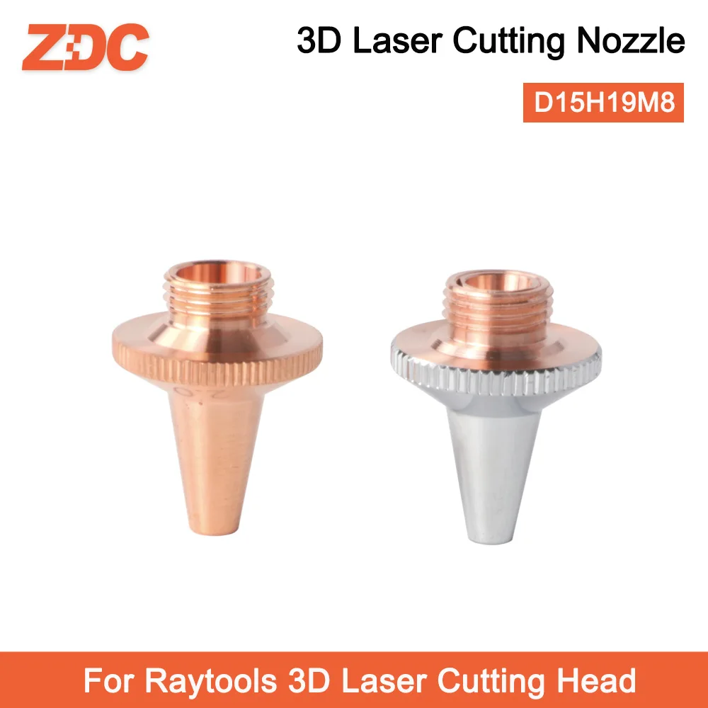 ZDC 3D Laser Nozzle D15M8H19 For Raytools 3D Fiber Laser Head BT210S BM111 BM112 BM109 WSX  BD08K