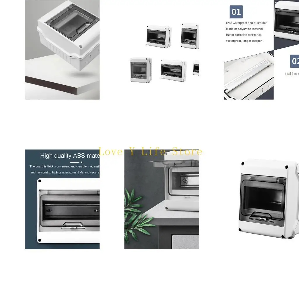 

L74C Distribution Box Outdoor Electric Junction Box 3/5/8/12/18Ways Power Distribution Protections Box