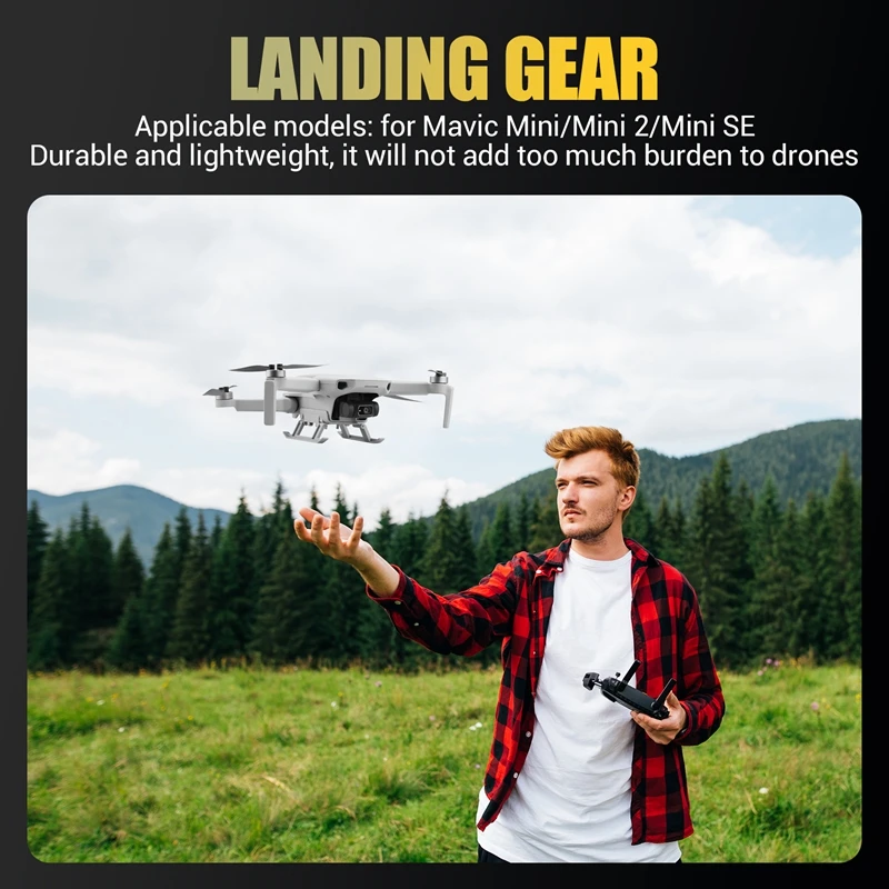 Landing Gear For DJI Mavic Mini/Mini 2/Mini SE Quick Release Height Extended Leg Protector Feet Extensions Accessories