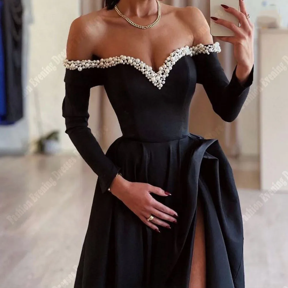 Off Shoulder Sweetheart Collar Prom Dresses 2024 Sexy Backless Mermaid Formal Party Gowns Simple Satin Vestidos De Fiestas 2024