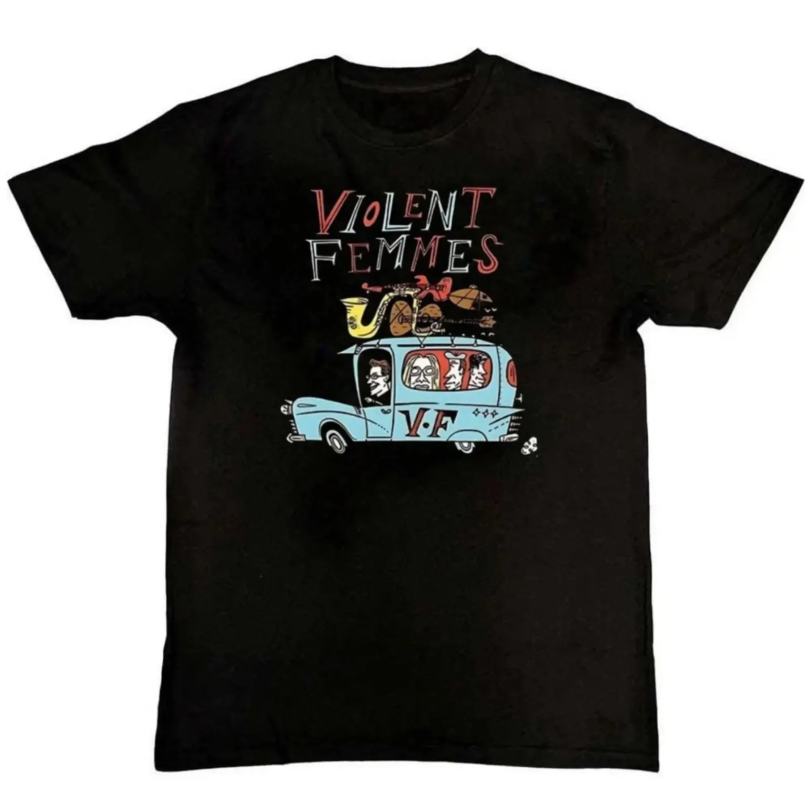 Neu Violent Femmes Band Grafikdruck Herren T Shirt S M L XL 2 3 4 vintage Washed Casual homme Unisex Top For Everyday Wear