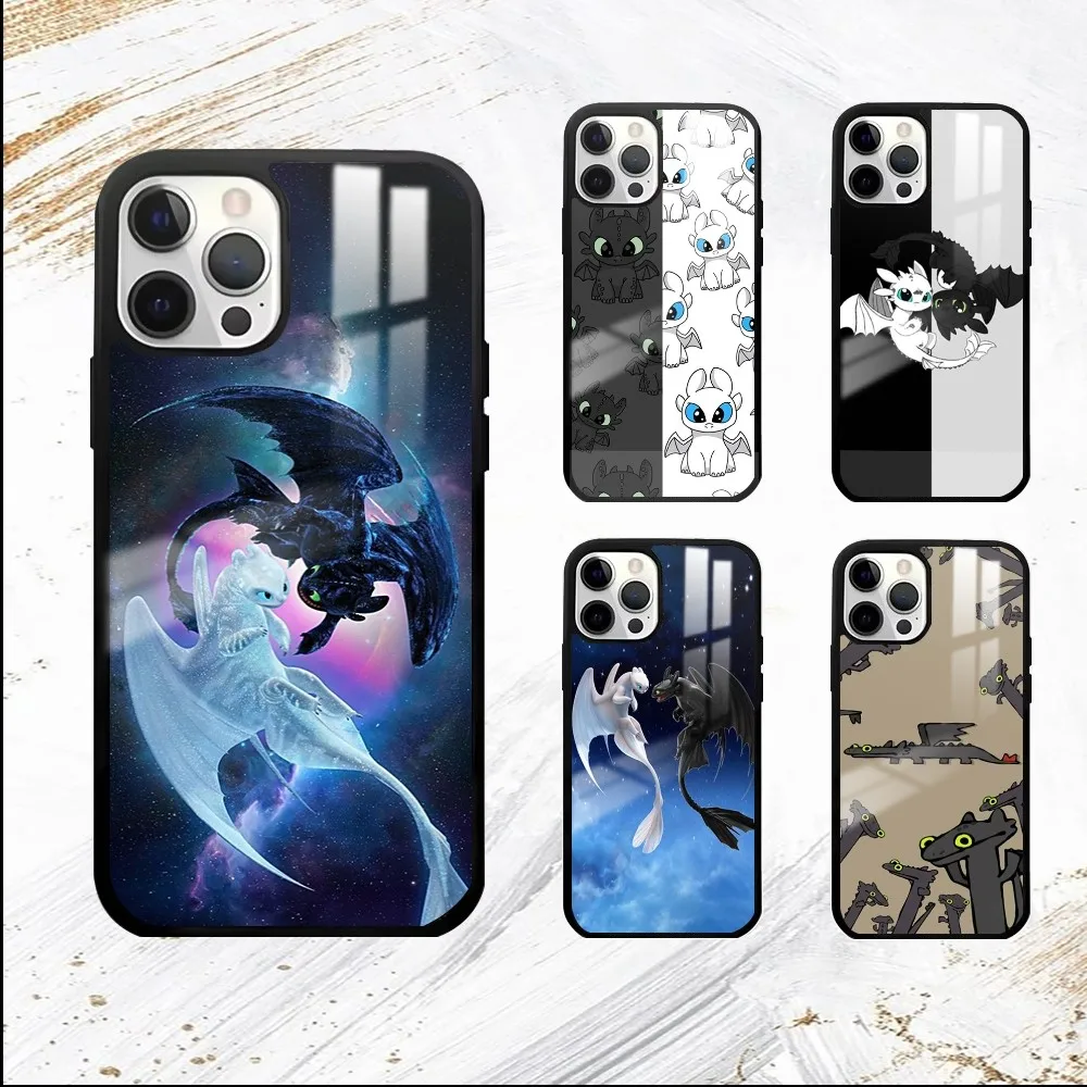 How To T-Train Your D-Dragon Phone Case For iPhone 16 15 14 13 12 11 Pro Max Plus Mini PC Mirror Fashion  phone case