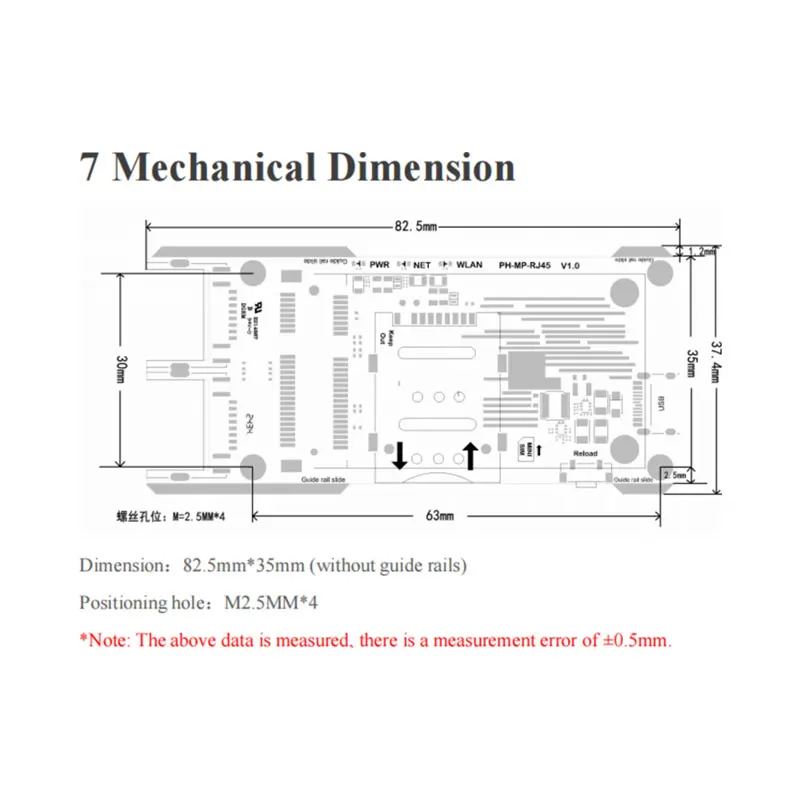Placa Ethernet M.2 para TYPE-C3.0 suporta módulo SIMCom M.2 5G