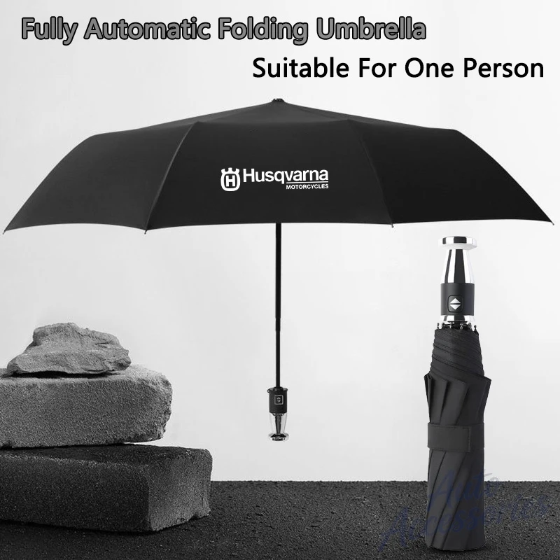 Car Automatic Folding Windproof Sunshade Umbrella for Husqvarna Supermoto