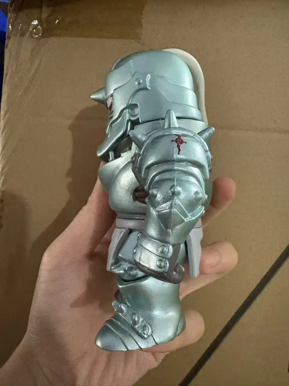 Figura de vinilo de la serie Fullmetal Alchemist, modelo 392, de Alphonse Elric, para coleccionar.
