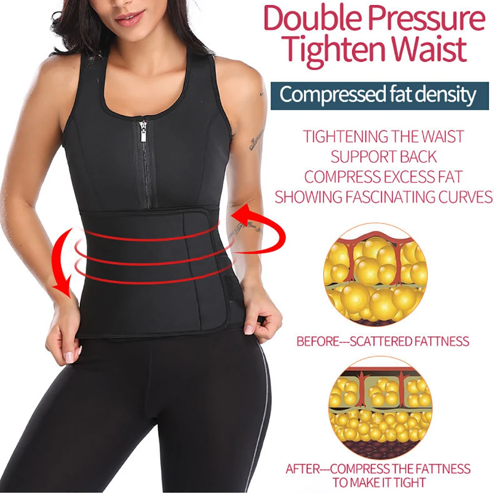 Bayanlar mahkemesi karın sızdırmazlık Fitness korse, spor göğüs desteği, terleme bol, bel Cinching, vücut şekillendirme yelek