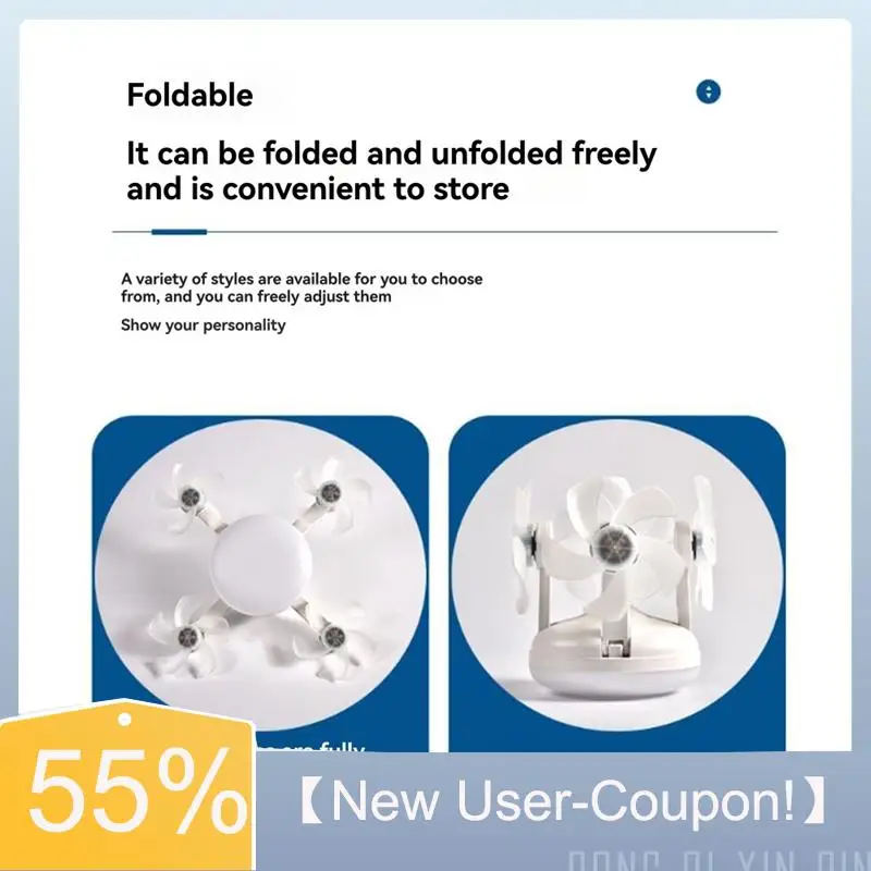 A81M New- Ceiling Fan Light E27 LED 60W Remote Control Dimmer Function Drone Shaped Fan Light For Living Room