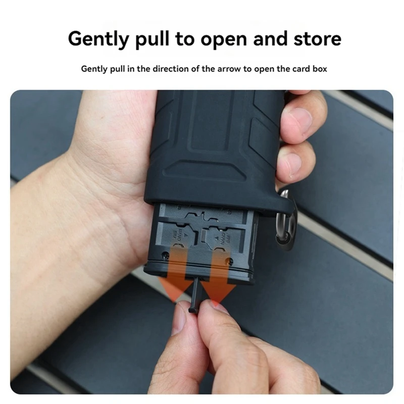 High-Speed SD Card Reader USB 3.1 Type-C SD/TF/SIM Card Carrying Case For Cameras Smartphones Drones