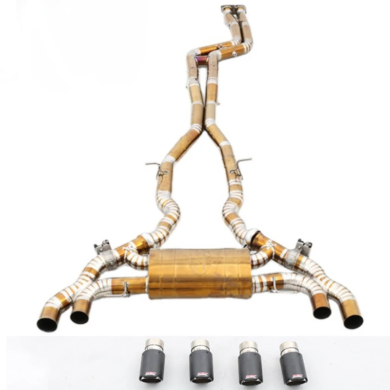 2023 Hot Sale Sell Well New Type Titanium Car Exhaust System with Remote Control, Titanium Exhaust Tips for X3M F97 BMW