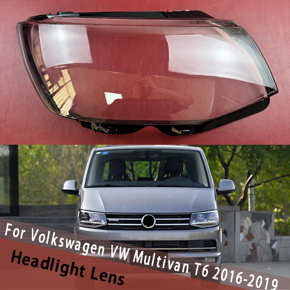 

For Volkswagen VW Multivan T6 2016-2019 Front Headlight Cover Transparent Lampshade Mask Lens Shade Headlamp Shell Plexiglass