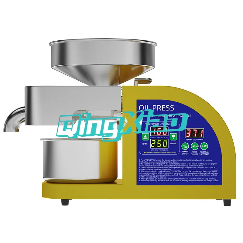 

X9 Home Oil Press 1100W Stainless Steel Oil Press with Intelligent Control Kitchen Tools Gadgets Specialty Tools