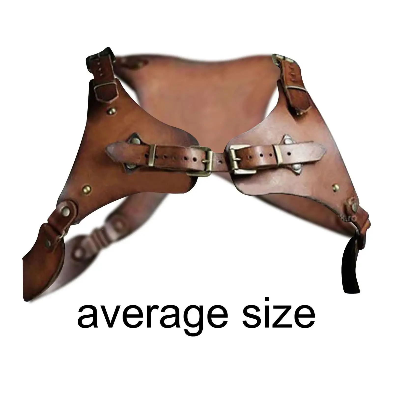 Harnais de poitrine Steampunk en cuir PU pour Faire Renaissance Halloween