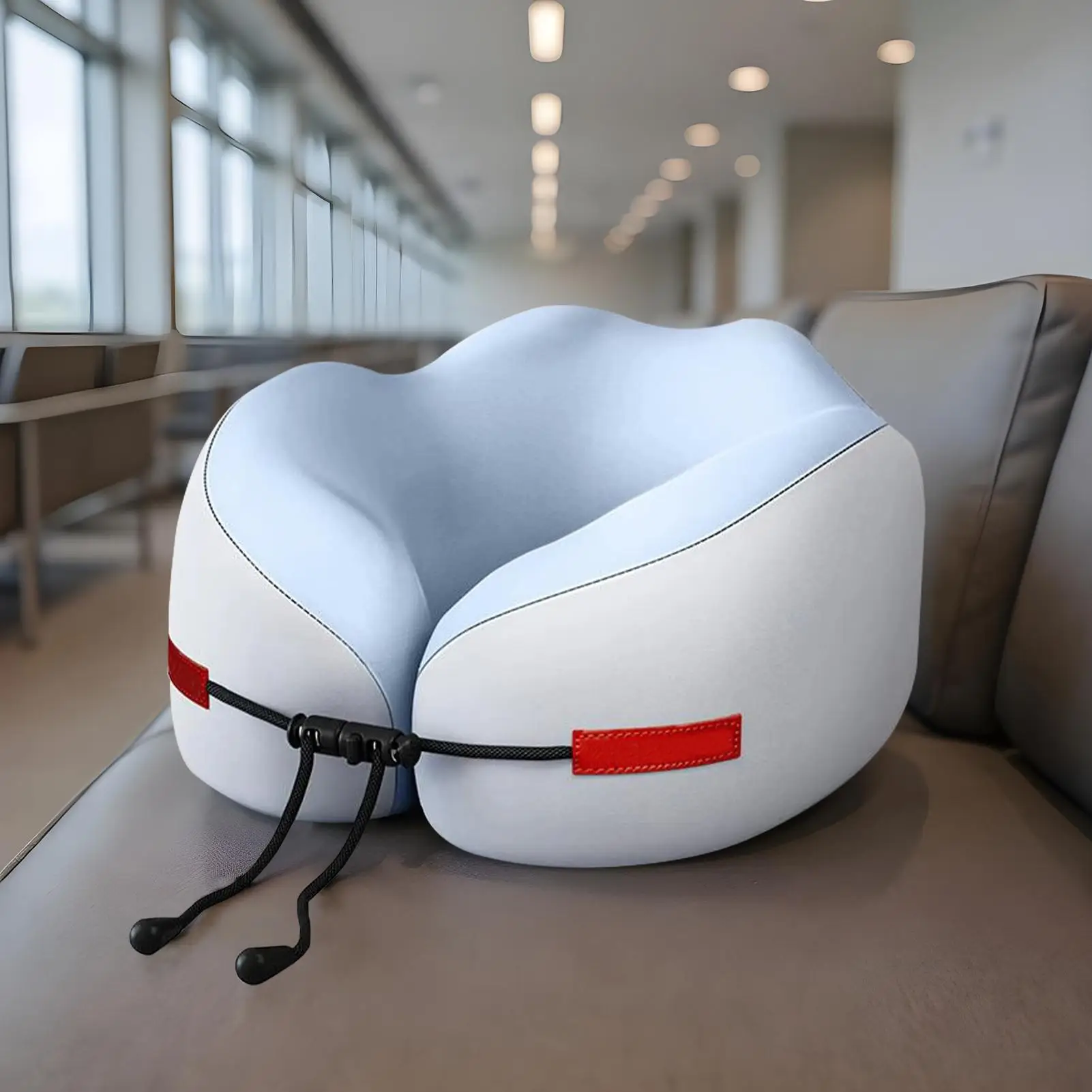 

Подушка для шеи в самолете, дорожные подушки для шеи для самолетов, эргономичная поддержка головы, подушка из пены с эффектом памяти для сна, сна, взрослых