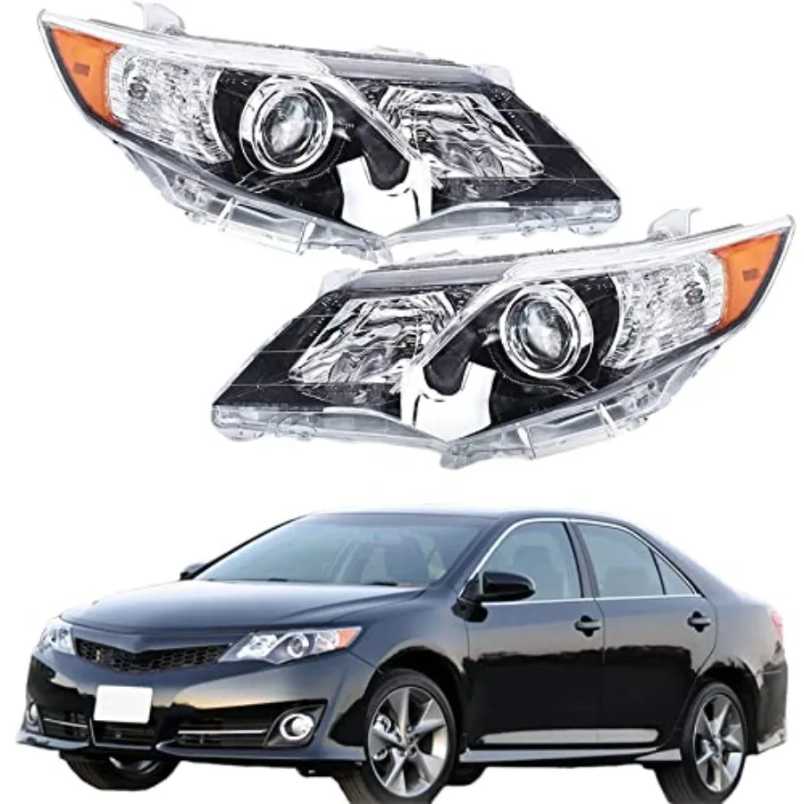 

Замена фары в сборе для Camry SE Style 2012 2013 2014, фары для проектора, хромированный корпус, водитель и Pas