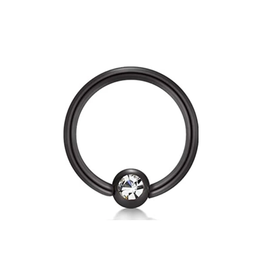 1-14 PCS 16G Black Lip Nail Nose Rings Spiral Earrings Cartilage Curved Barbell Eyebrow Rings Horseshoe Shaped Body Jewelry Set