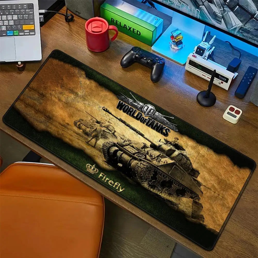 لوحة ماوس HD W-World Of T-Tanks، حصيرة مطاطية للكمبيوتر المحمول Xxl، لوحة ماوس للكمبيوتر المحمول، ملحقات ألعاب طاولة الكمبيوتر