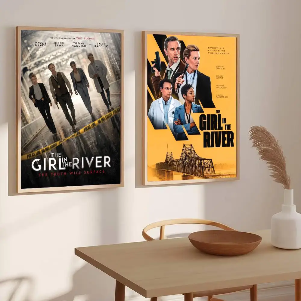 New Movie T-The Girl in the River Poster Aesthetic Wall Art Canvas Trendy Bedroom Home Room Decor