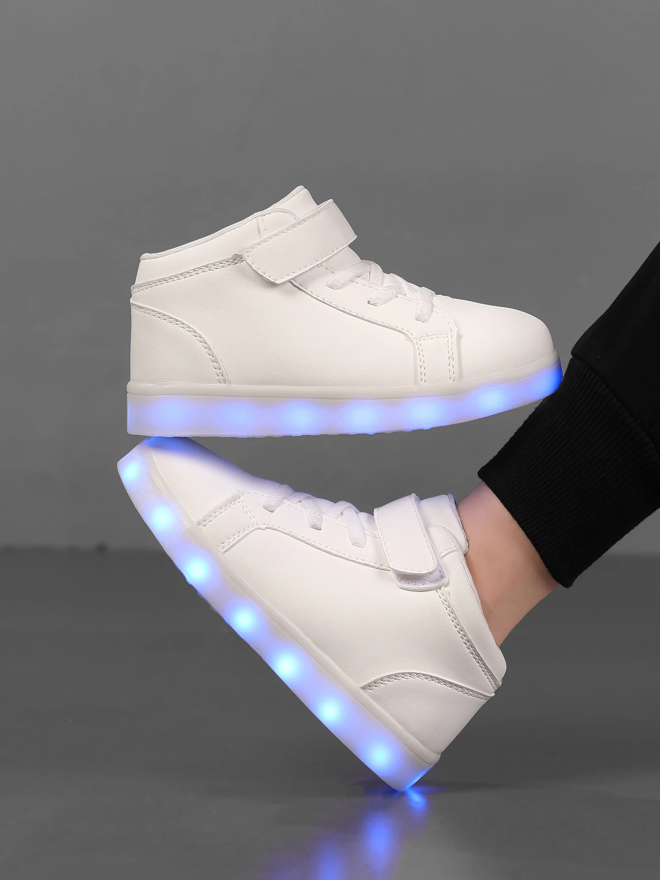 

Популярные модные весенне-осенние молодежные светящиеся в темноте туфли, уличные крутые кроссовки со светодиодной подсветкой, ночная подсветка Spo