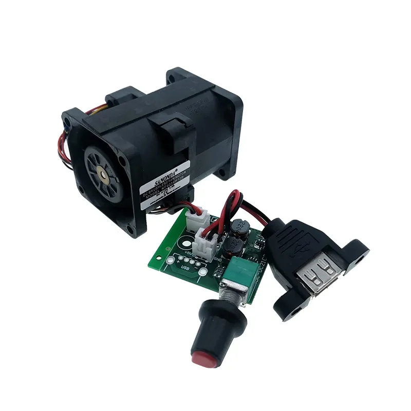 4CM Outdoor Wood Stove Hot Stove Cooling Fan USB Car Motorcycle 4056 5V Power Bank Power Supply for Portable Heating Devices