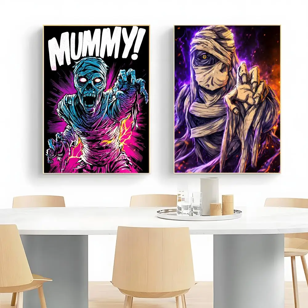 halloween mummy Poster Wall Art Print Decorative Mural Home Decor Gift Unframed