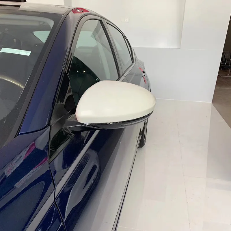 For Nissan Sylphy 14th Gen 2019-2022 Mirror Cover Cap, Carbon Look, Decorative Trim Shell, Replacement Accessory