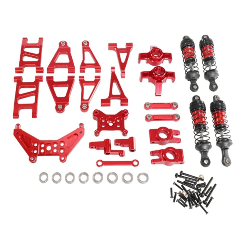 Suspension Arm Steering Cup Shock Absorber Steering  embly Shock Tower Set for MJX 1/14 14301 14302 14303 RC Car