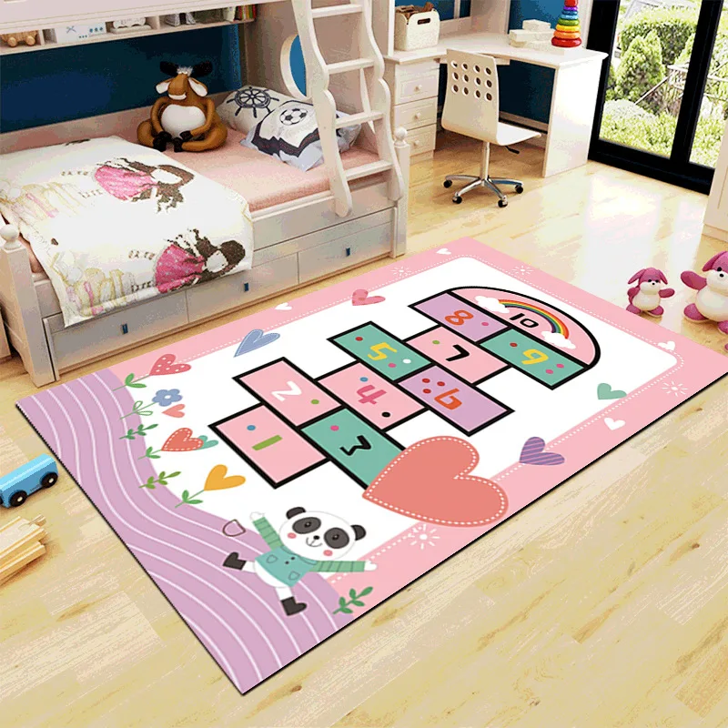 

Cartoon Animal Play Area Rugs for Kids,Cute Carpet Home,Living Room Decor,Child Bedroom,Beside Sofa,Baby Crawl,Gamer Floor Mat