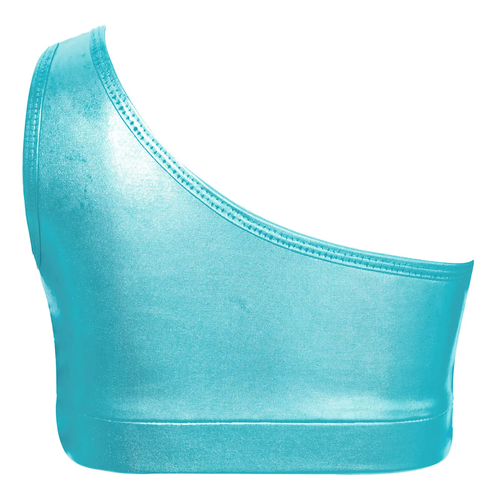 키즈 힙합 조끼 재즈 댄스 의상 패션 메탈릭 샤이니 스팽글 민소매 자르기 탑 조끼 탑 여성용 streetwear