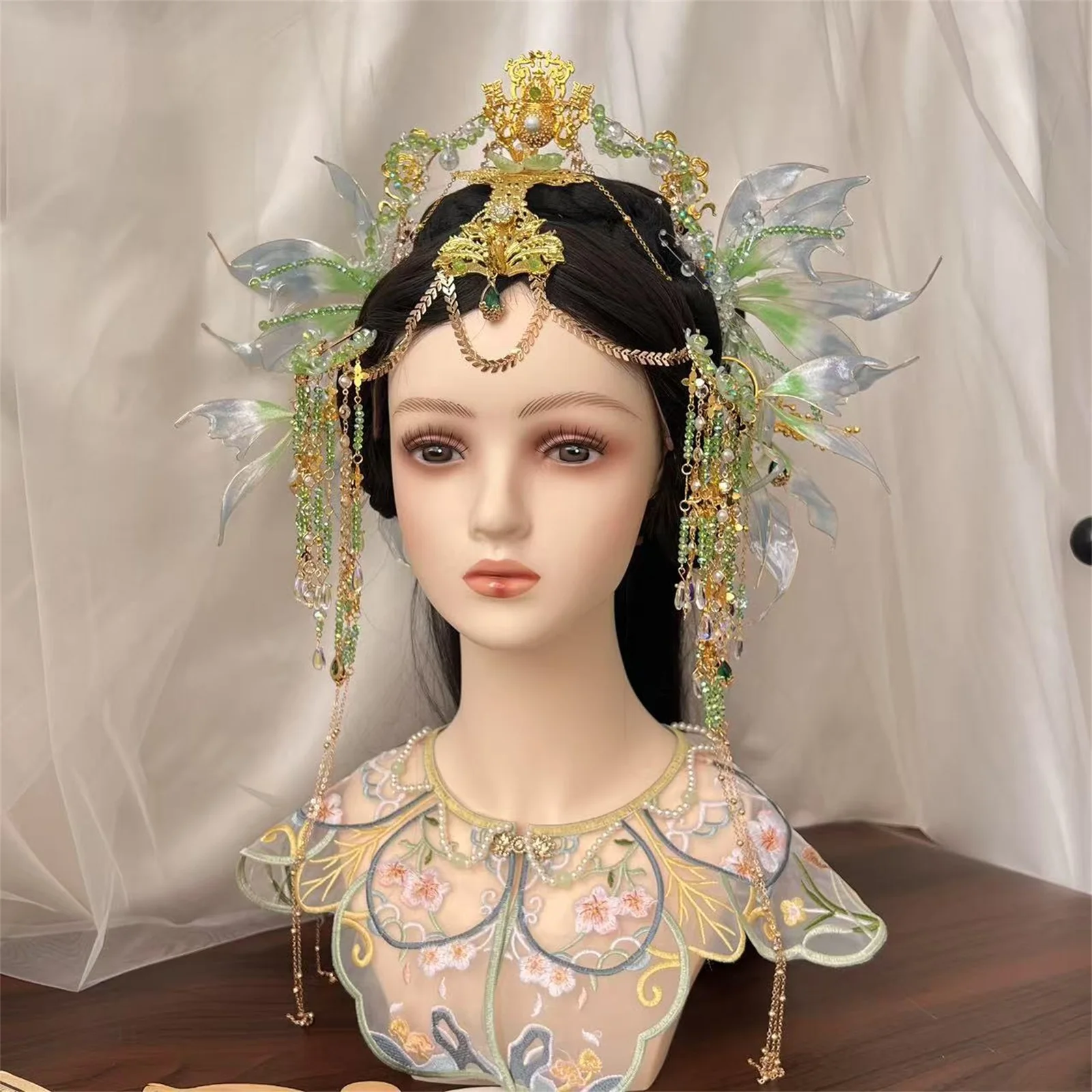 HEZIOWYUN – boucles d'oreilles féeriques pour femmes, belles boucles d'oreilles sirène à clipser, accessoires de Cosplay à la mode