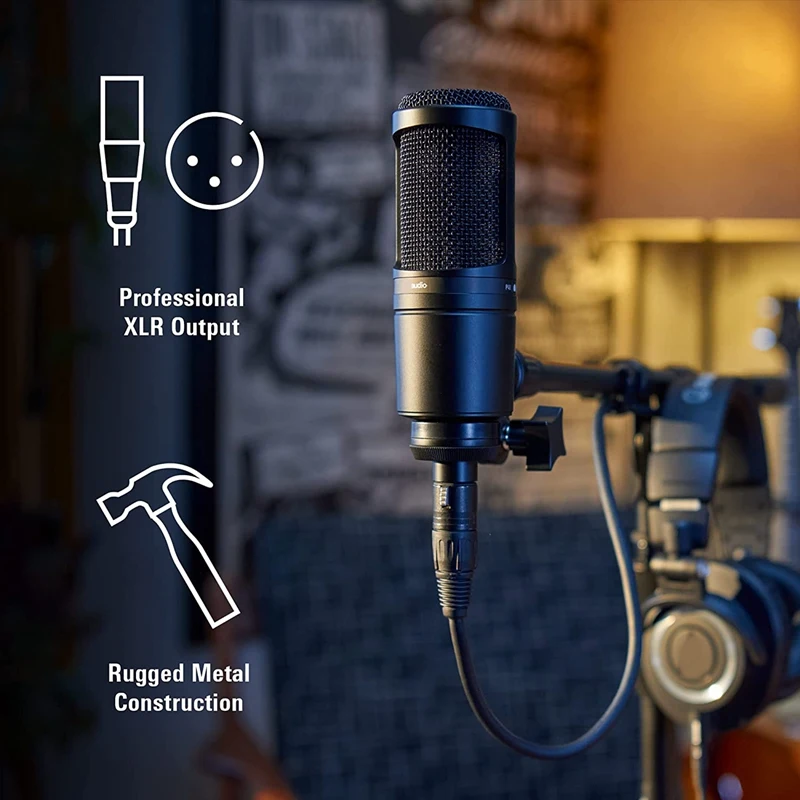 1 Set Recording Microphone 20-20000Hz Three Pin XLRM Male Microphone For Recording Anchor Karaoke MIC