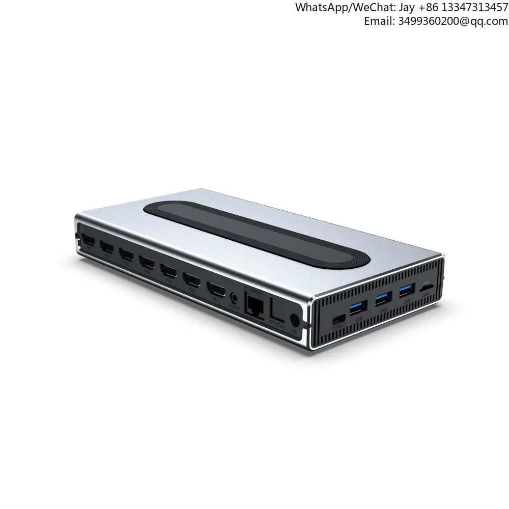 

Многопортовый Android-сплиттер Ultra HD с 7 портами, Amlogic S928X, 4 ГБ памяти, для мультиэкранного 8K-плеера Digital Signage, Android Box