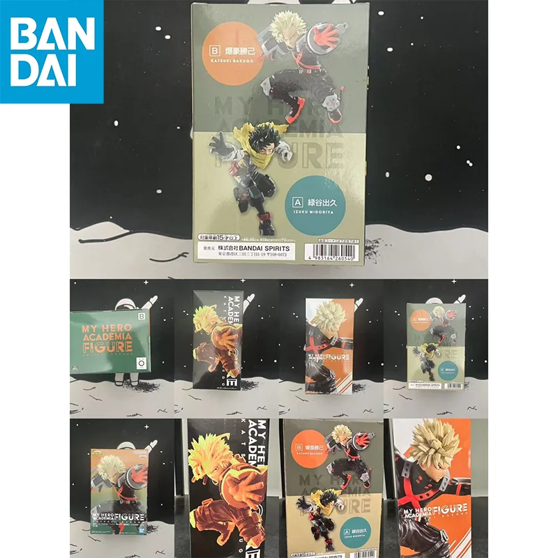 

Bandai Namco Banpresto In Stock My Hero Academia Midoriya Izuku Bakugou Katsuki Figure Gigo About 15Cm Original Model Toy Gift