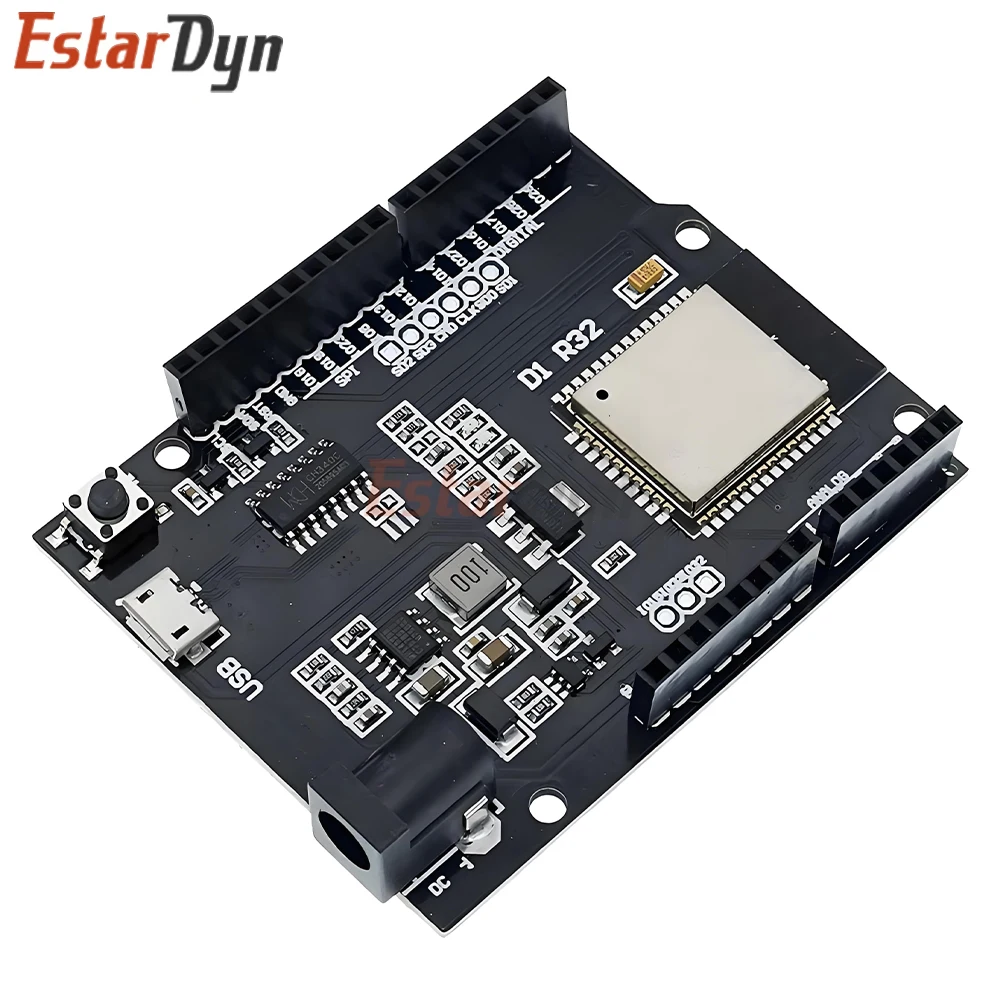 ESP32 For Wemos D1 Mini For Arduino UNO R3 D1 R32 WIFI Wireless Bluetooth Development Board CH340 4M Memory One